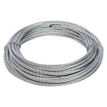 Stálvír, 4mm, 1m, galv
