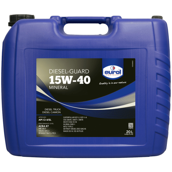 Olía, smur, 15W40, Disl guard, 20L AB