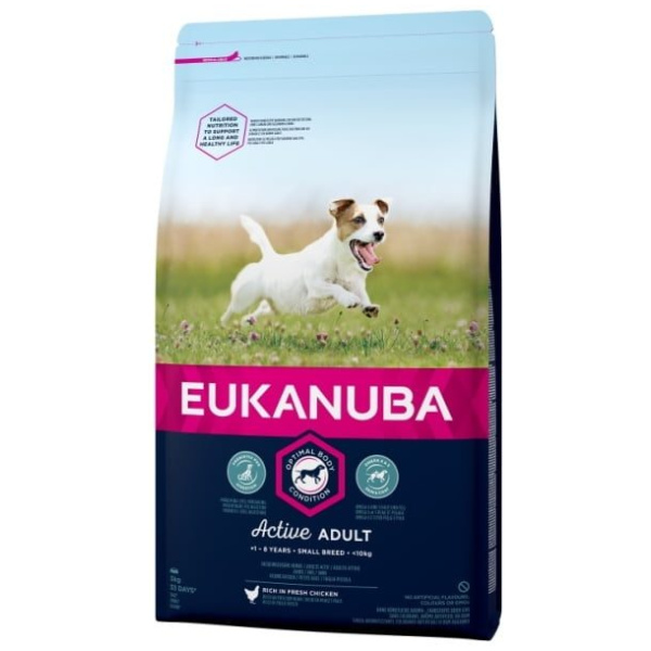 Hundamatur, Euka, Adult, Small, 3kg