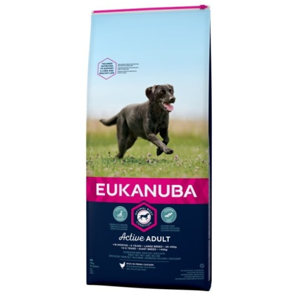 Hundamatur, Euka, Adult, Large, 12kg