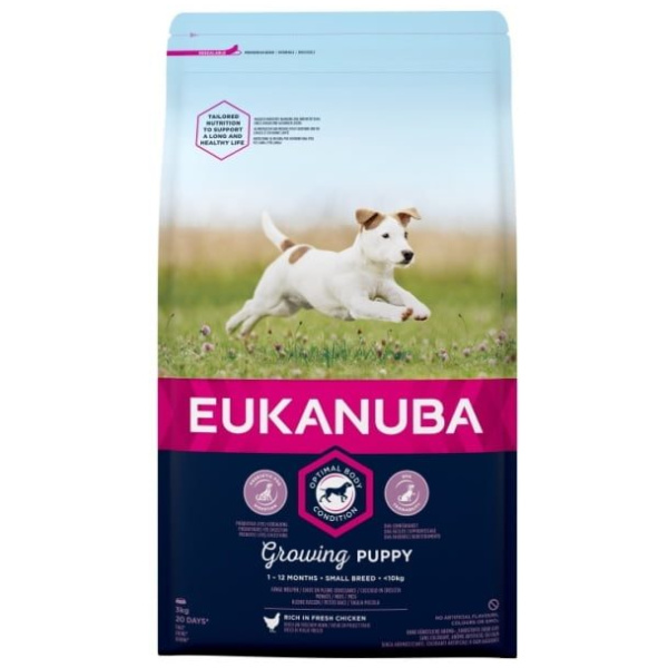 Hundamatur, Euka, Puppy, Small, 3kg