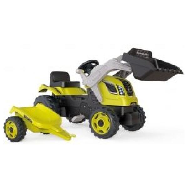 Traktor XL m.kerru og skóflu, Smoby, MAX
