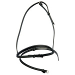 Krossmúll, leður, svartur #