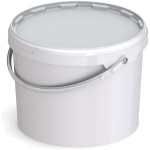 Fata með loki, 12L, hvít, frostþolin