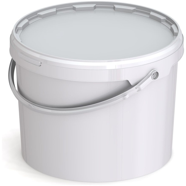 Fata með loki, 12L, hvít, frostþolin