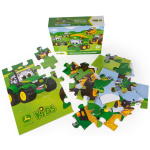 Púsl, dráttavélar, risa á gólf