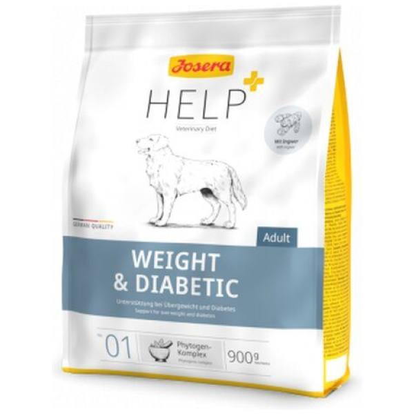 Hundamatur, Josera, Help, W&D, 900g#