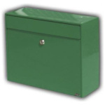 Póstkassi, grænn, Elegance