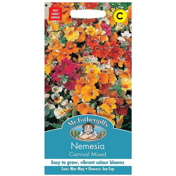 Fiðrildablóm, Nemesia Carnival mixed