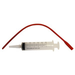 Magaslanga og sprauta, latex