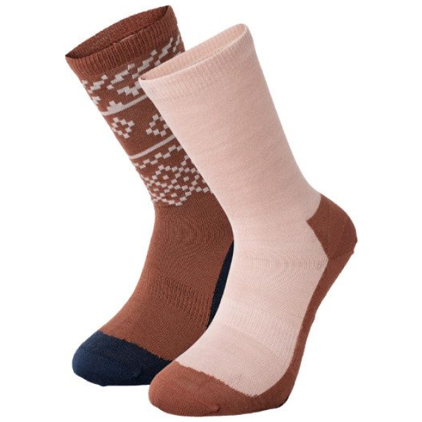 Sokkar, KariTraa, Ragna, 2pk, brúnir