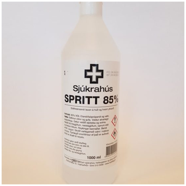 Sjúkrahússpritt, 85%, 1L, Dúx