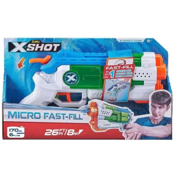 Zuru, Vatnsbyssa,  X-Shot,fast fill, mic