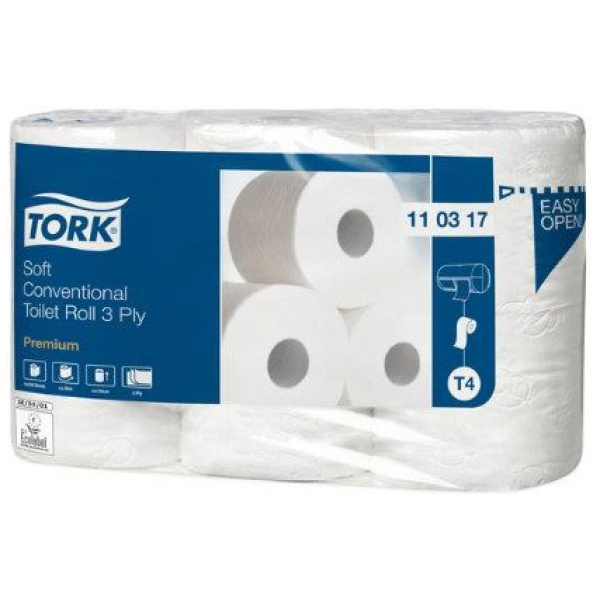 Klósettpappír, 6stk, Tork