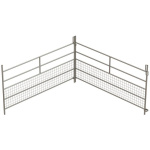 Fjárgrind m/neti, 1,84m