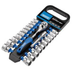 Topplyklasett, 3/8", 22stk