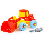 Traktor, með skrúfjárni